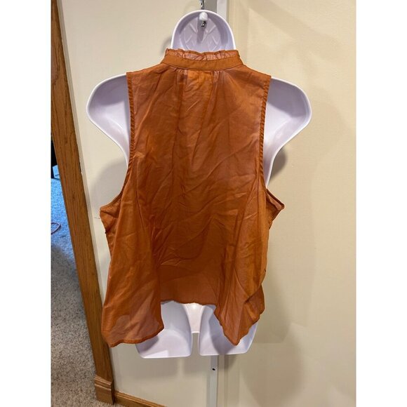 A.N.A button down sleeveless top lightweight women's top Ladies size PXL - Picture 2 of 6